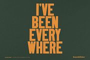 The Wood Type Font Bundle, a Font by Komet & Flicker (Thumbnail 4 of 13)