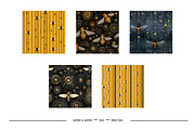 Bee Patterns in Retro Art Styles, a Pattern Graphic by karenfoleyphoto (Thumbnail 10 of 13)