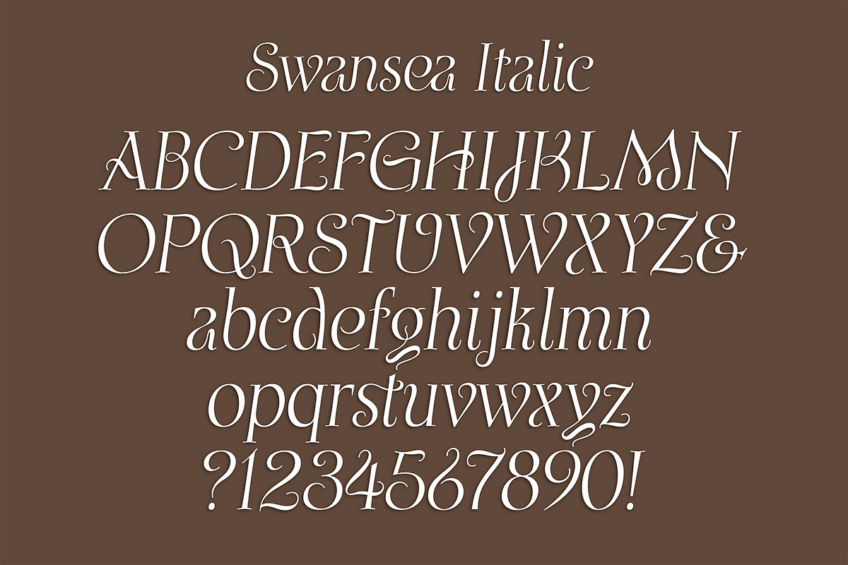 Swansea Font, a Serif Font by Mysterylab Designs (Photo 6 of 9)