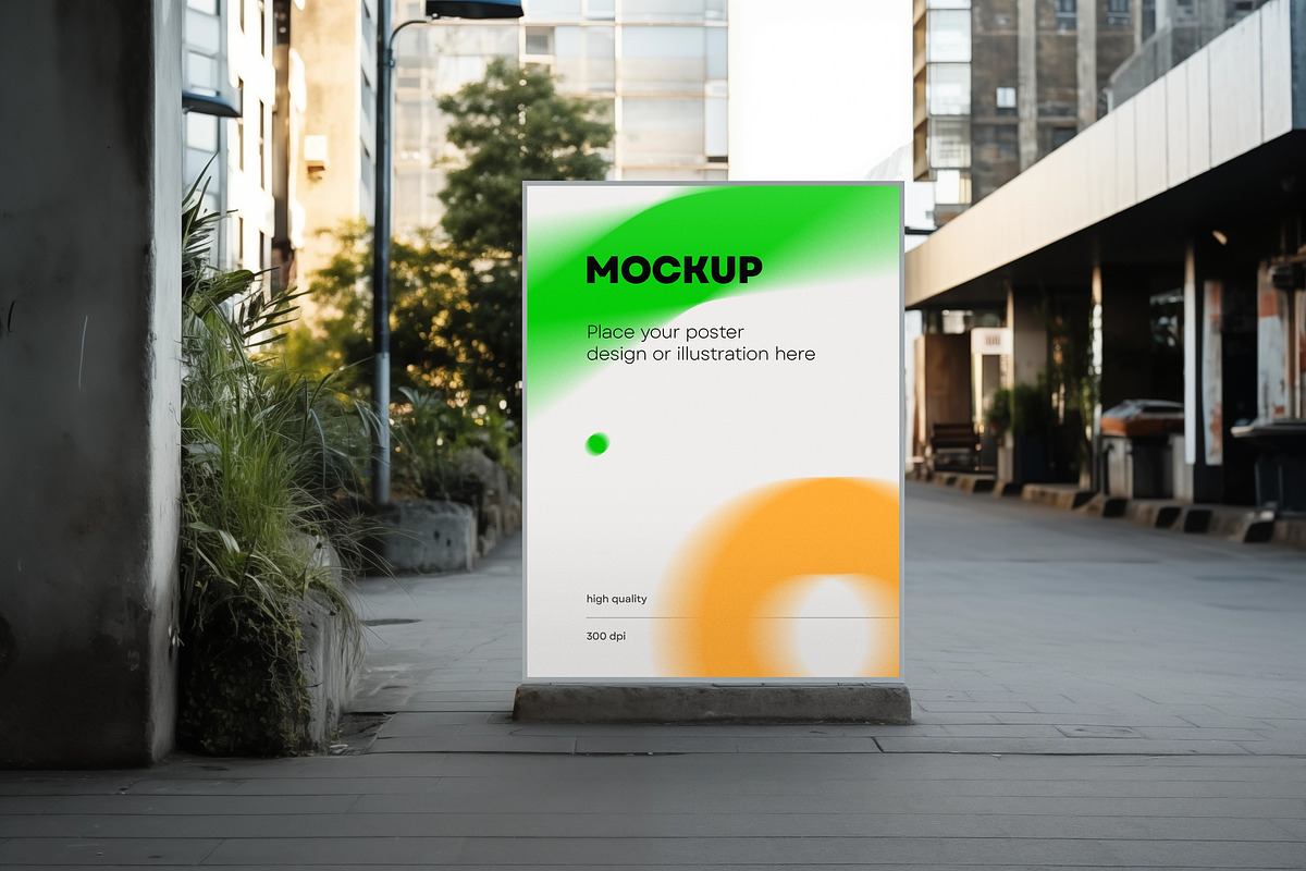 Urban Poster & Facade Mockups, an Advertising Mockup by dpi (Photo 8 of 11)