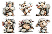 Whimsical Easter Animal Clipart, an Illustration by Daily.Designs (Thumbnail 3 of 8)