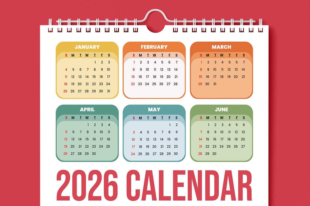 Clean And Creative 2026 Calendar preview 2