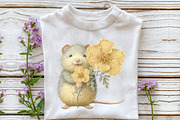 Whimsical Yellow Spring Clipart, an Illustration by OK Design (Thumbnail 5 of 6)