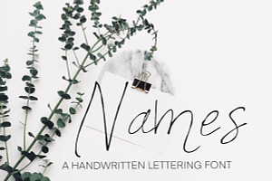 Names Font