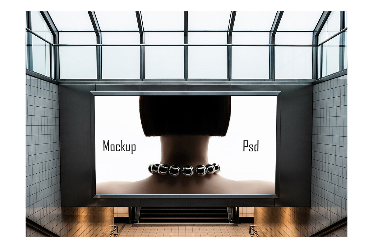 Billboard Mockup, an Advertising Mockup by Aquarianz Studio (Photo 2 of 8)