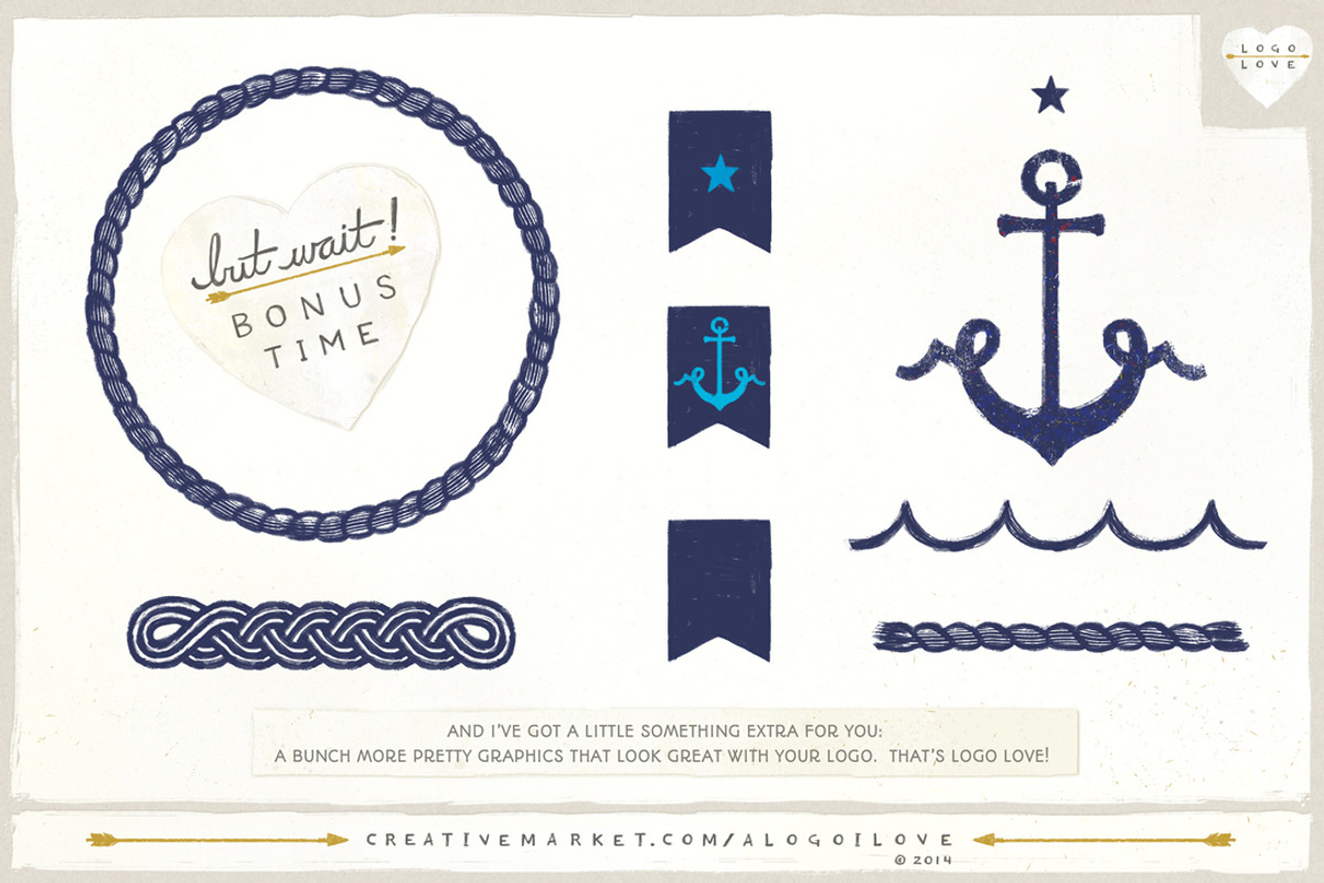 Marina: A Nautical Logo, a Branding & Logo Template by A Logo I Love (Photo 3 of 3)