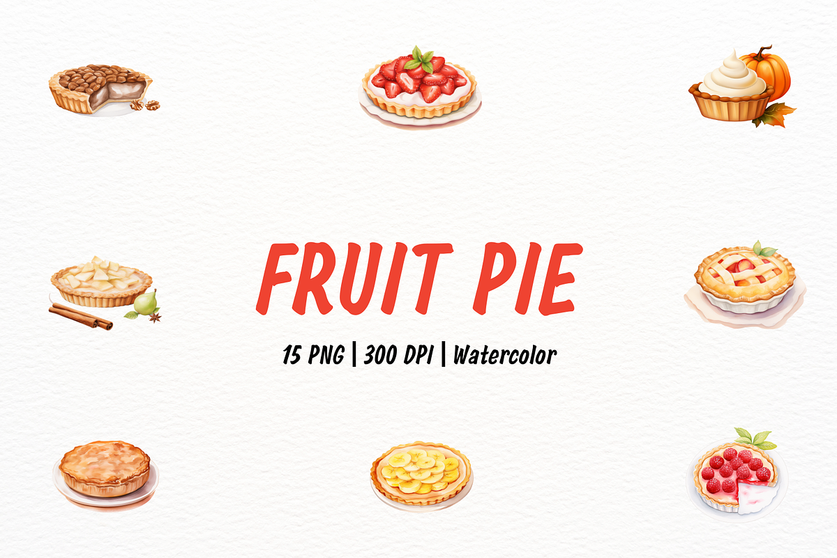 Delicious Pie Illustration, a Food Illustration by New-School-Wave (Photo 1 of 5)