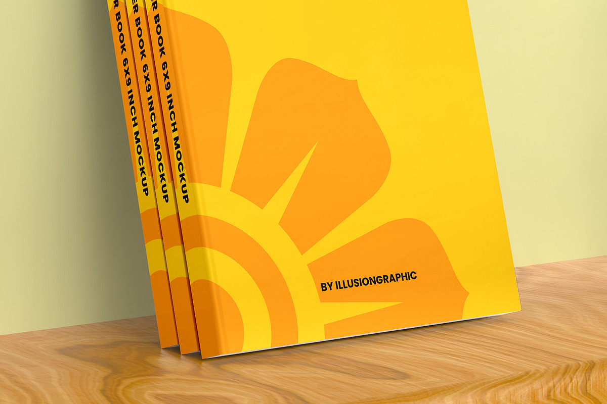 Softcover Book 6x9 inch Mockup, a Books & Magazine Mockup by Illusiongraphic (Photo 21 of 24)