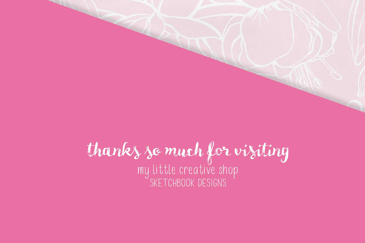 Summer Fuchsia Seamless Pattern Set, a Pattern Graphic by Sketchbook Designs (Photo 10 of 10)