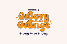 Groovy Orange - Groovy Retro