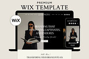 Luxury Wix Website Template, a Wix Template by AdvertFox (Thumbnail 1 of 10)