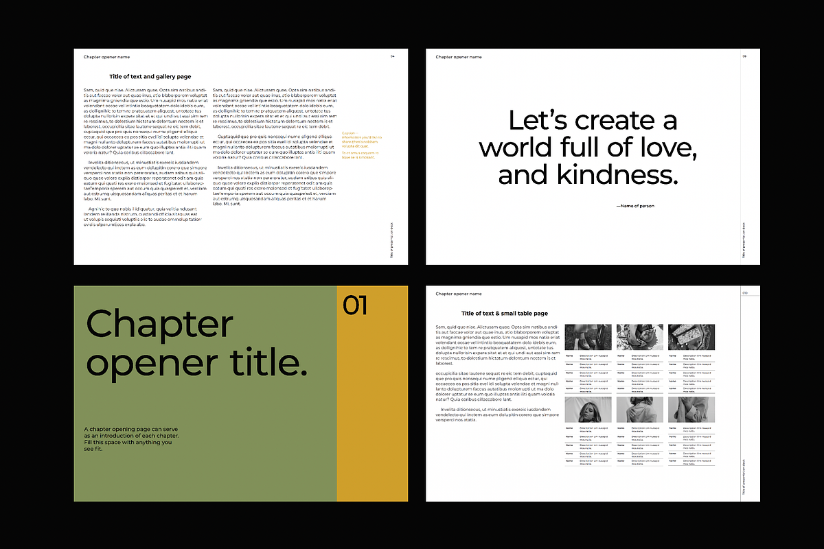 Presentation Template for InDesign preview 3