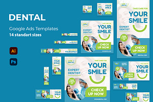Dental Google Ads Banner, a Marketing Template by kerismaker