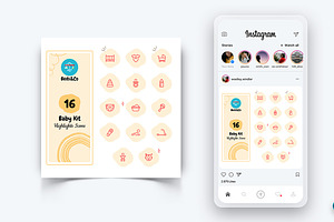 Baby Kit Social Media Post Template, a Social Media Template by 3djagan