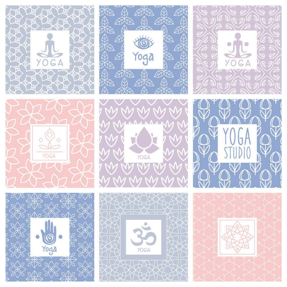 Yoga spa center or yoga studios, a Pattern Graphic by TopVectors