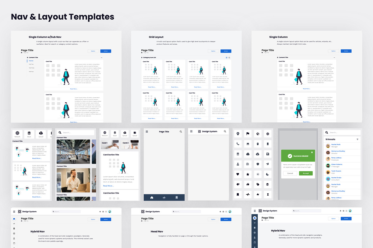 Design System Starter Kit, an UI Kit Template by Loudoun Design Co.