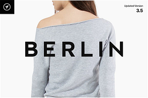 BERLIN - Minimalist Font Family