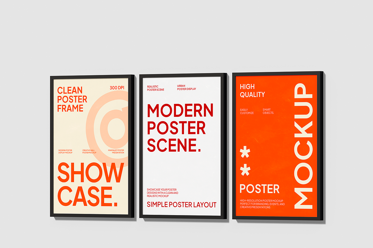 Poster Mockup, an Advertising Mockup by Bartama Graphic (Photo 3 of 4)