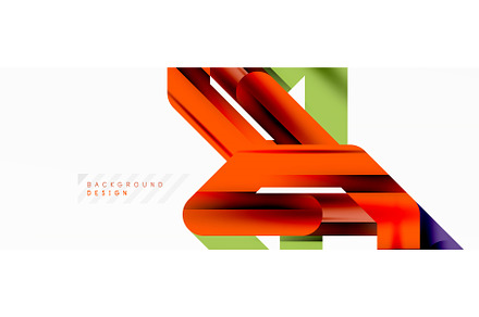 Dynamic colorful lines minimal, an Illustration by antishock