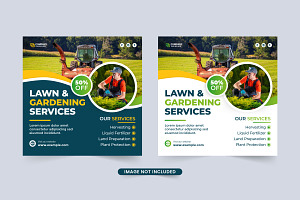 Lawn And Gardening Service Flyer