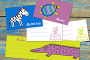 Set tropical & African animals, an Animal Illustration by EvgeniaV (Thumbnail 5 of 5)