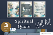 Spiritual Positive Quote Print Wall, a Poster Template by MagicLove Creations (Thumbnail 1 of 10)
