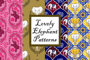 Lovely Elephant Patterns
