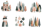 Boho Christmas Trees PNG Bundle, an Illustration by CreationArt (Thumbnail 3 of 5)