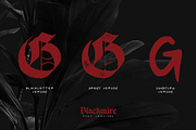 Blackmire-Dark Gothic Blackletter, a Blackletter Font by Rochart (Thumbnail 7 of 12)