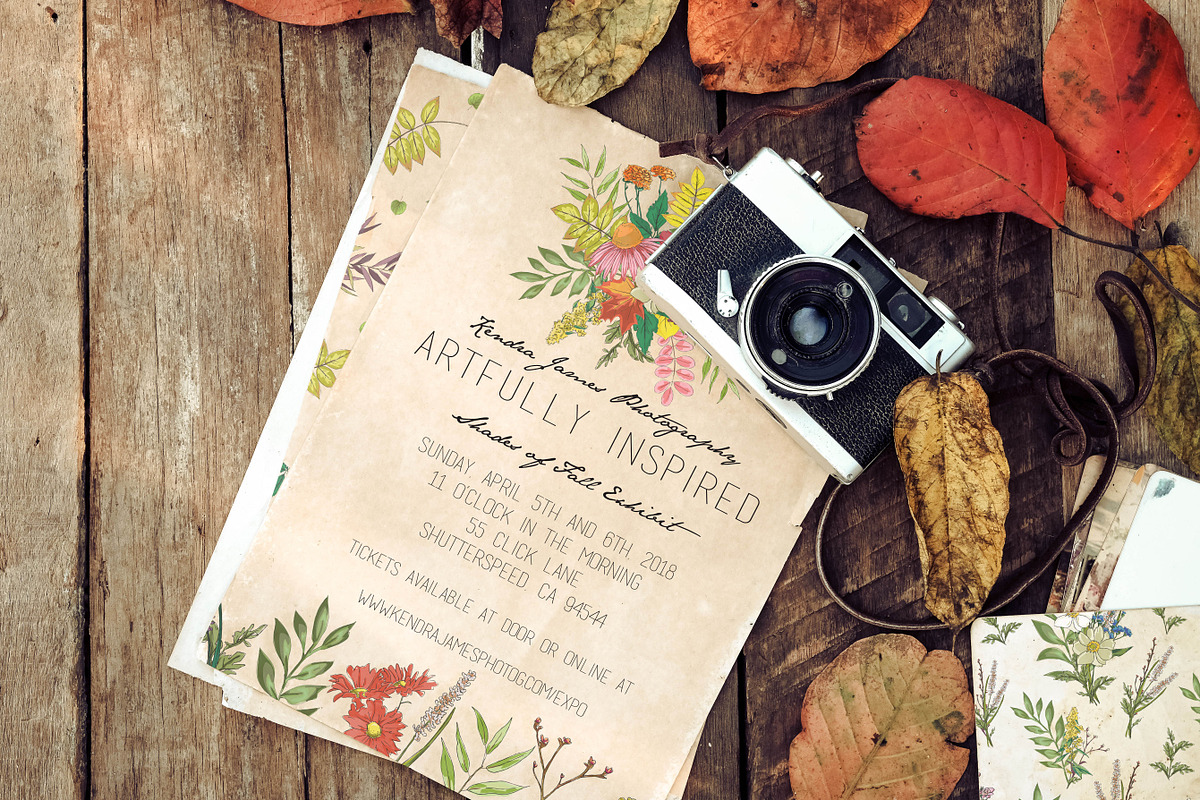 Fall Wildflower Graphic Set, a Seasonal Illustration by Ink + Eye (Photo 4 of 10)