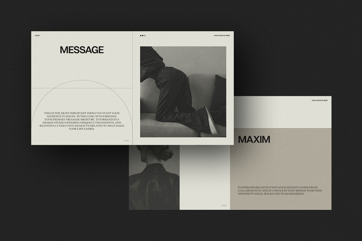 HAUS | Brand Strategy, a Presentation Template by Studio Standard (Photo 13 of 14)