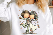 Watercolor Couple Clipart Bundle, a Seasonal Illustration by Canvas Craft (Thumbnail 5 of 10)