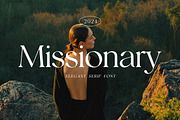 Missionary Elegant Serif Family Font, a Serif Font by UICreative (Thumbnail 1 of 13)