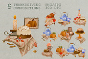 Thanksgiving Clipart Autumn Harvest, an Object Graphic by the_myro (Thumbnail 3 of 9)