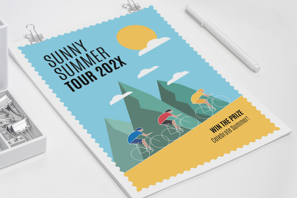 Bicycle Tour Poster, a Poster Template by Me55enjah Design (Photo 3 of 3)
