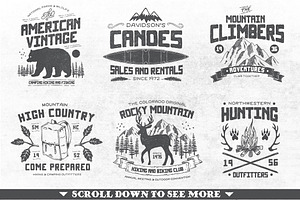 North Western Font Vectors BUNDLE