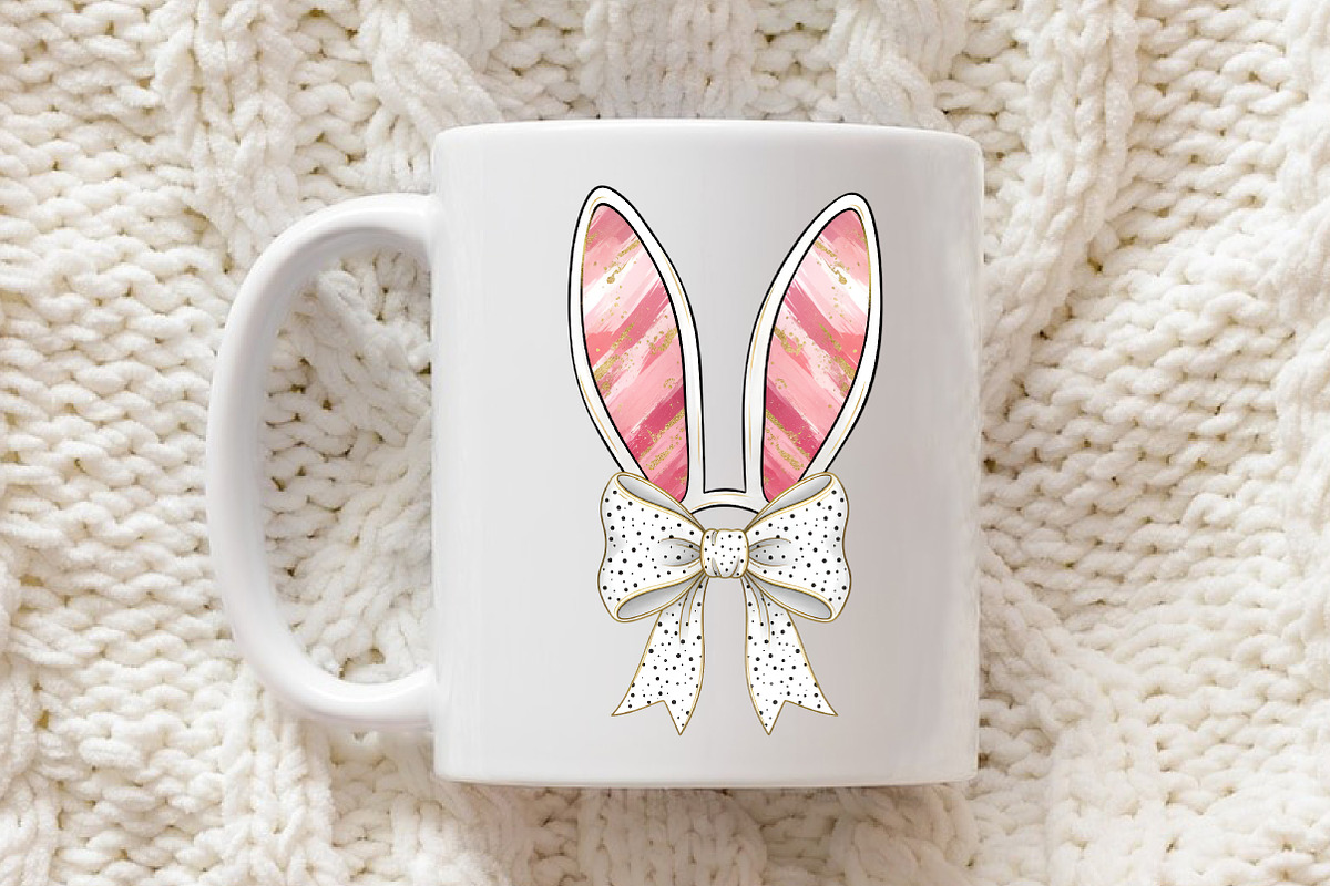 Coquette Bunny Ears Easter Png, an Illustration by Libby Wishes (Photo 5 of 6)