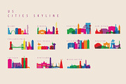 USA Cities Landmarks, an Illustration by IB (Thumbnail 2 of 5)