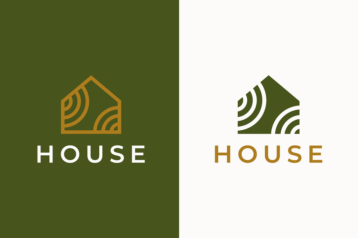 Simply House Logo Branding Wooden, a Branding & Logo Template by Signatoro (Photo 1 of 3)