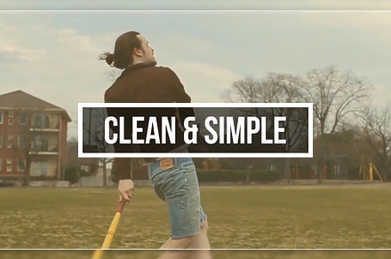 Clean Video Slideshow (.Mogrt)