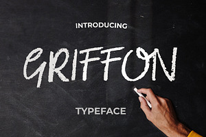 Griffon Chalk Font | Bold Hand-drawn, a Handwritten Font by Craft Graphic Type