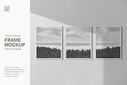 11x14 Portrait, 3 Frame Mockup, a Household Mockup by Lelu Art Design (Thumbnail 1 of 11)