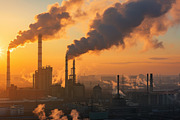 Factory Smoke - 56 images, an Industrial Photo by Handmadefont (Thumbnail 7 of 11)