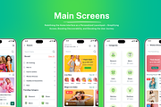Live Shopping Mobile App Figma UI, an UI Kit Template by RiveupDigital (Thumbnail 4 of 9)