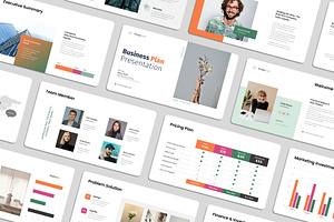 Business Plan PowerPoint Template, a Presentation Template by Design Vault
