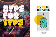 Moonie Eyes - Graffiti Type, a Font by ikiiko (Thumbnail 3 of 7)