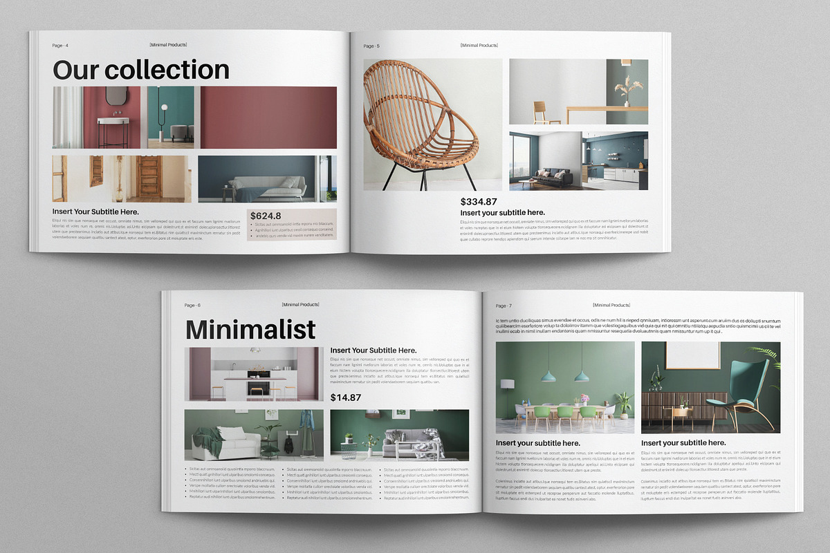 Catalog Template Landscape, a Brochure Template by E-Type (Photo 3 of 8)