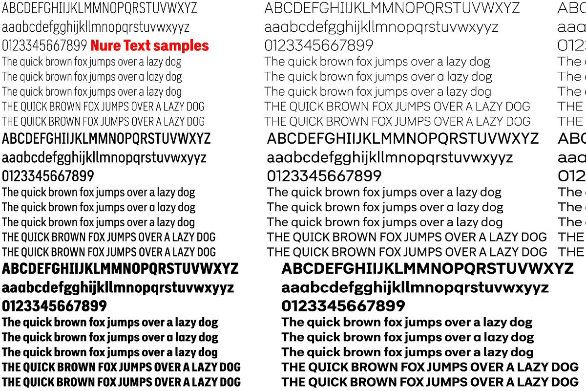 Nure, a Sans Serif Font by FSD (Photo 2 of 4)