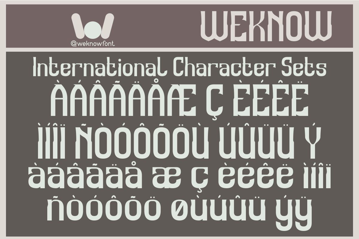Attraction font, a Font by weknow (Photo 7 of 8)