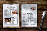 Classic Food Menu, a Print Template by The Savory Directors (Thumbnail 3 of 3)